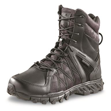 Reebok Men's Trailgrip 8" Side-zip Waterproof Tactical Boots, Digital Camo