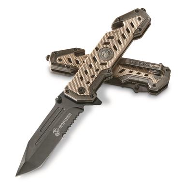 U.S. Marines by MTech M-A1052DT Spring Assisted Knife