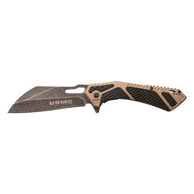 U.S. Marines by MTech M-A1063GN Spring Assisted Knife