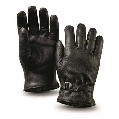 Belgian Military Surplus D3A Leather Gloves, 2 Pairs, New
