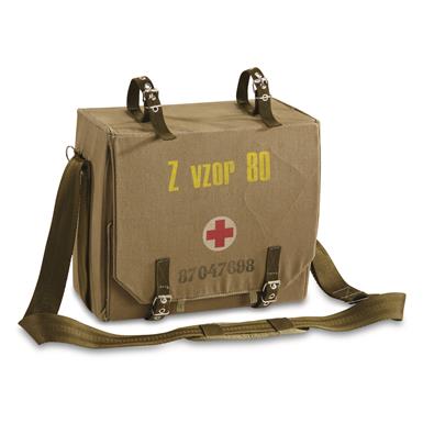 Czech Military Surplus Bandage and Medical Bag, New