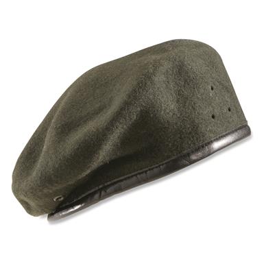 Chinese Military Surplus Wool Beret, Used