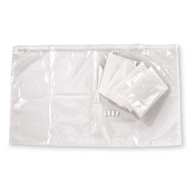 U.S. Police Surplus XL Odor Resistant Sealable Bags, 43" x 28", 5 Pack, New