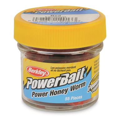 Berkley Powerbait Power Honey Worms, 55 Count