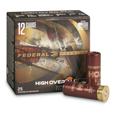Federal Premium High Over All, 12 Gauge, 2 3/4", 1 oz., 25 Rounds