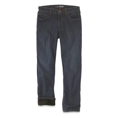 Carhartt Men's Rugged Flex Relaxed Fit Fleece-lined 5-pocket Jeans