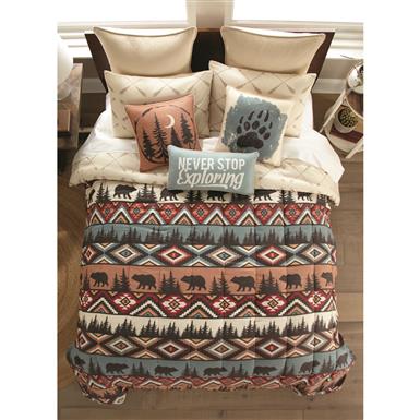 Donna Sharp Bear Totem Reversible Comforter Bed Set