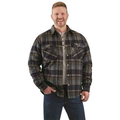 Guide Gear Men's Beartrack Wool Blend Lined Shirt Jacket