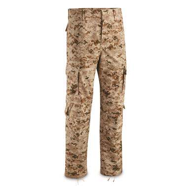 HQ ISSUE U.S. Military Style Ripstop BDU Pants, AOR Camo