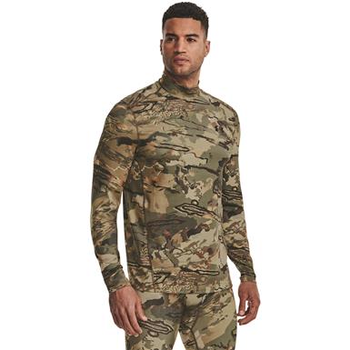 Under Armour Men's ColdGear Infrared Camo Mock-Neck Long-Sleeve Shirt