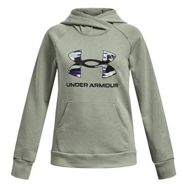 Under Armour Girls' Rival Fleece Big Logo Hoodie