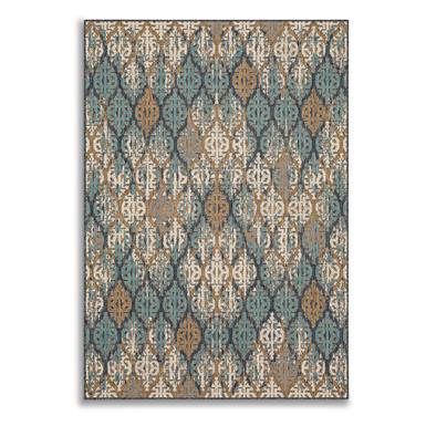 Mohawk Home Outdoor Stamped Ikat Rug