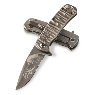Browning Patriot 2022 Land of the Free Folding Knife
