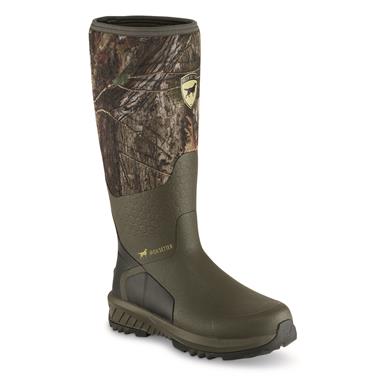 Irish Setter Unisex Mudtrek 17" Waterproof Full Fit Rubber Hunting Boots, Mossy Oak Country DNA
