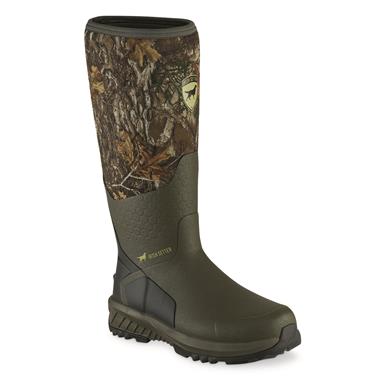 Irish Setter Unisex Mudtrek 17" Waterproof Full Fit Rubber Hunting Boots, Mossy Oak Country DNA
