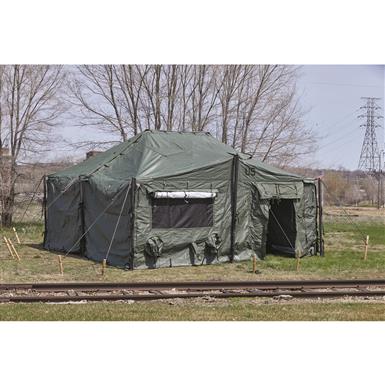 U.S. Military Surplus MGPTS Type 1 Tent System, 18' x 18', Used