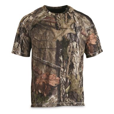 U.S. Municipal Surplus Mossy Oak Performance T-Shirts, 2 Pack, New