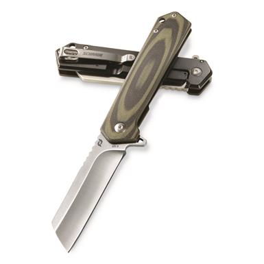 Schrade Lateral BLK AUS-8 Flipper Folding Knife