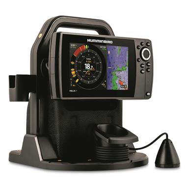 Humminbird Ice Helix 7 CHIRP GPS G4 Fish Finder with All Season Kit