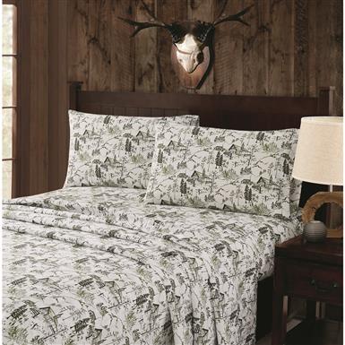 Mossy Oak Nativ Living Garment Wash Bed Sheet Set