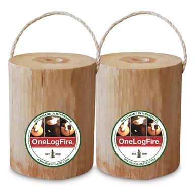 Original OneLog Swedish Fire Logs, 2 Pack