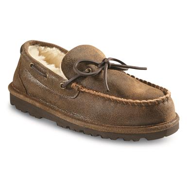 Guide Gear Men's Double-face Shearling Moccasin Slippers