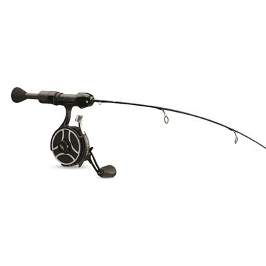 13 Fishing Snitch Pro/FreeFall Ghost Rod and Reel Ice Fishing Combo, 23" Length, Left-Hand Retrieve