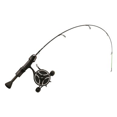 13 Fishing Snitch Pro/FreeFall Ghost Rod and Reel Ice Fishing Combo, 29" Length, Left-Hand Retrieve