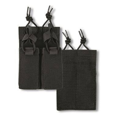 Mil-Tec Double Pistol Magazine Pouch, with Hook and Loop Back