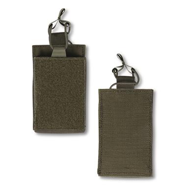 Mil-Tec Single M4 Magazine Pouch, with Hook and Loop Back