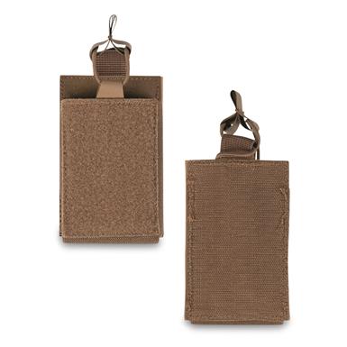 Mil-Tec Single M4 Magazine Pouch, with Hook and Loop Back