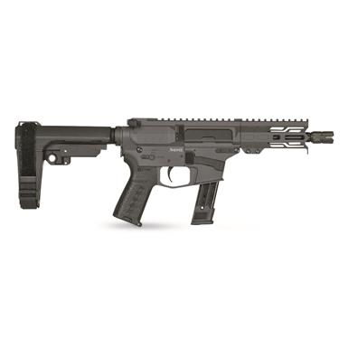 CMMG Banshee Mk17 AR-style Pistol, Semi-auto, 9mm, 5" Barrel, 21+1, Sniper Gray, SIG P320 Mags