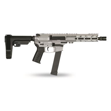 CMMG Banshee Mk10 AR-style Pistol, Semi-auto, 10mm, 8" Barrel, 30+1 Rds., Titanium, Glock Mags
