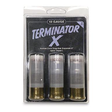 Reaper Terminator X, 12 Gauge, 2 3/4", Hollow Core Slug + Small Projectiles, 3 Rounds