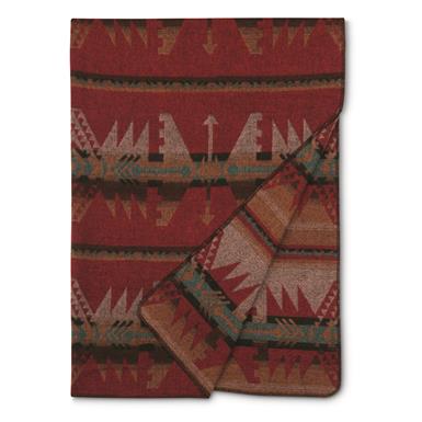 Wooded River Yellowstone Wool-blend Throw Blanket