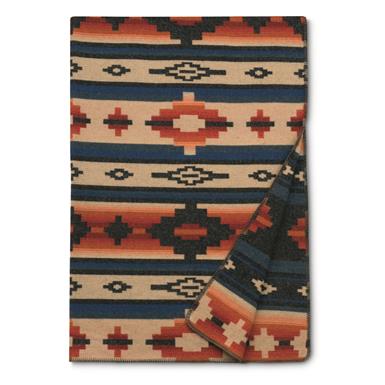 Wooded River Redrock Canyon Throw Blanket