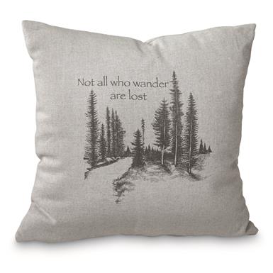 Wooded River Wander Decorative Pillow