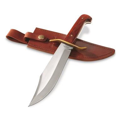Bear & Son 12" Cocobolo Gold Rush Bowie Knife