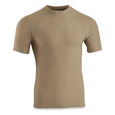 U.S. Military Surplus Compression Moisture Control Short Sleeve T-Shirt, New