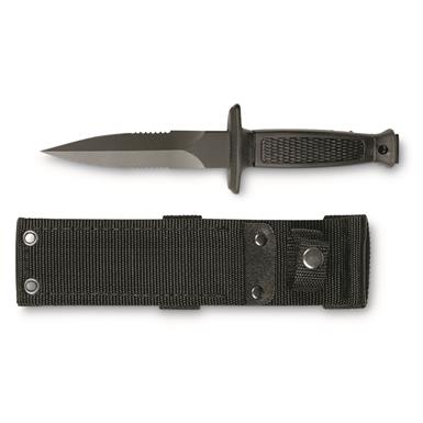 Mil-Tec Serrated Boot Knife with Multi-purpose Sheath