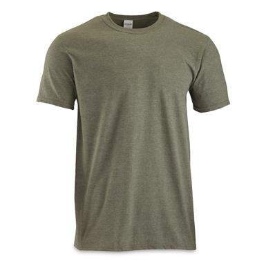 U.S. Military Surplus Crew Neck T-Shirts, 8 Pack, New