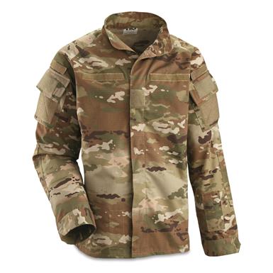 HQ ISSUE U.S. Military Style Ripstop BDU Jacket, OCP Camo