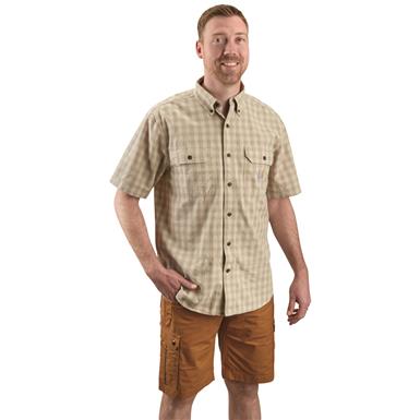 Carhartt Loose Fit Short-sleeve Plaid Shirt