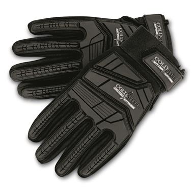 Cold Steel Leather TPR Cut Resistant Tactical Gloves