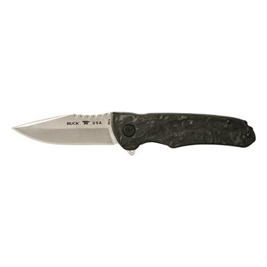 Buck Knives 841 Sprint Pro Marbled Carbon Fiber Folding Knife