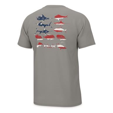 Huk KC Flag Fish Short Sleeve Tee