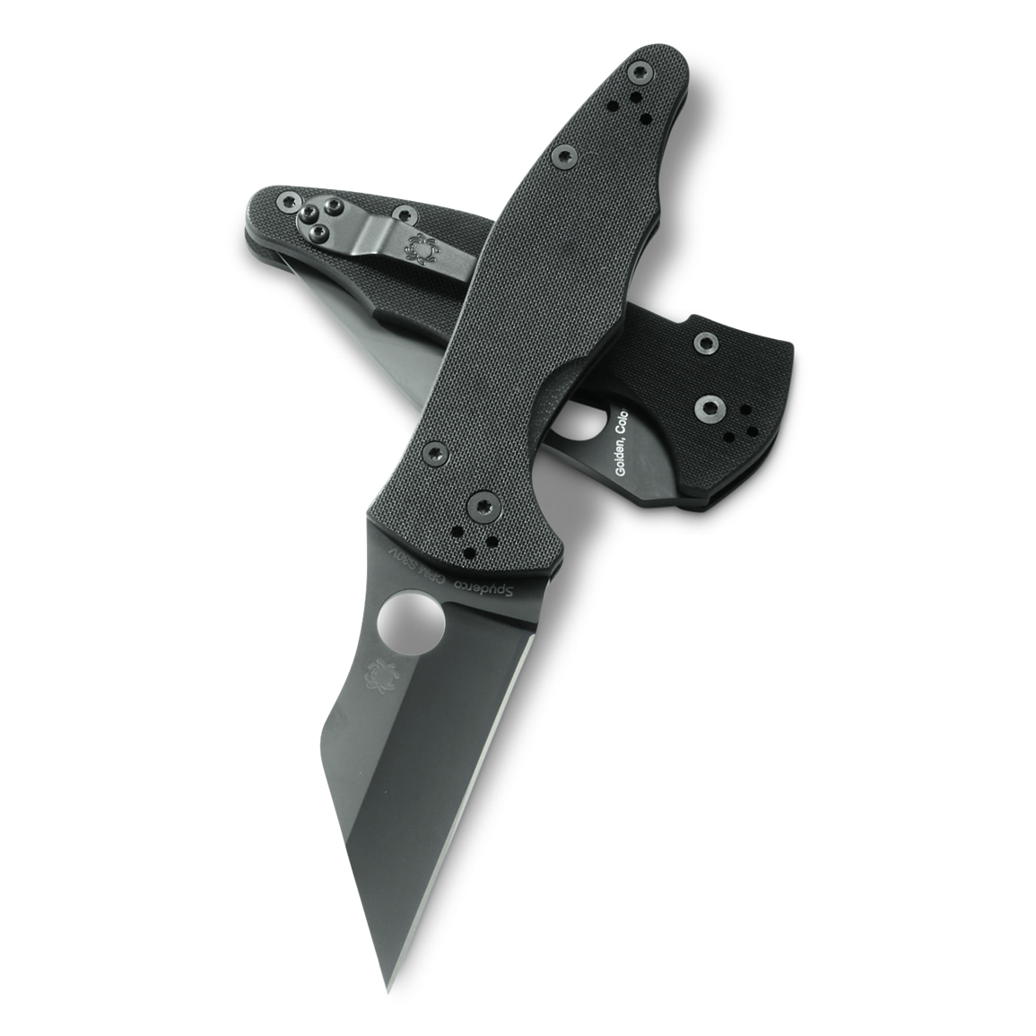 Spyderco Yojimbo 2 Folding Knife, Black / Black
