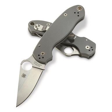 Spyderco Para 3 Maxamet Folding Knife, Dark Gray