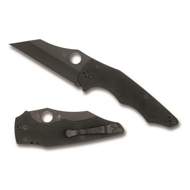 Spyderco Yojumbo Folding Knife, Black / Black