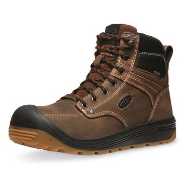 Keen Utility Men's Fort Wayne 6" Waterproof Carbon-fiber Toe Work Boots